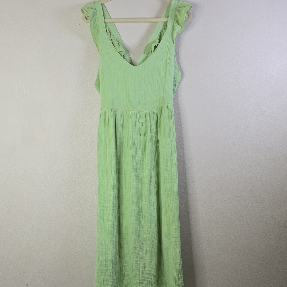Nasty Gal Light Green Maxi Dress